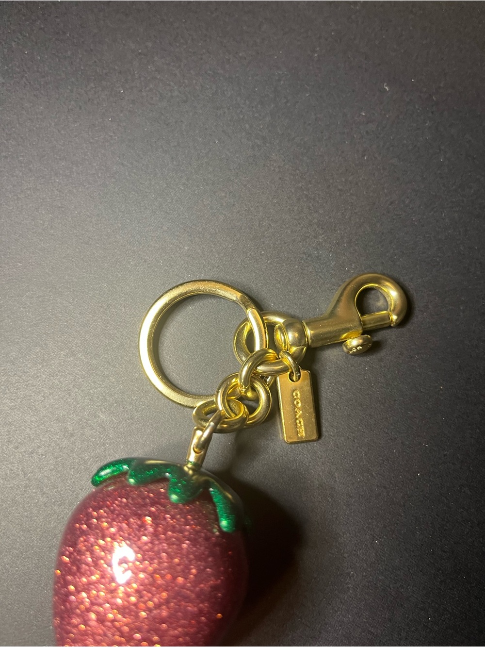 Coach Strawberry Bag Charm - Picture 3 of 4